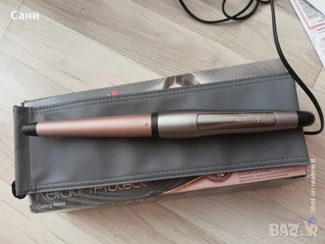 Маша за къдрене с кератин и бадемово масло , снимка 5 - Маши за коса - 51003946