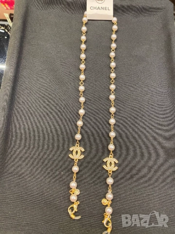 верижка за очила chanel, снимка 4 - Слънчеви и диоптрични очила - 51457375