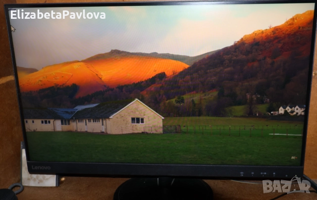 Монитор Lenovo 27", VA, Full HD, 75 Hz, 4ms, HDMI, FreeSync, снимка 2 - Монитори - 52617459