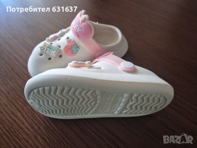 Бебешки сандали/чехли, снимка 4 - Бебешки обувки - 51783312