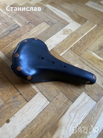 кожена седалка brooks, брукс