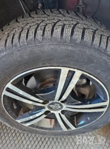4бр 15" алуминиеви джанти 4х100мм+зимни гуми 185/65/15 NOKIAN WR D4 , снимка 2 - Гуми и джанти - 51116319