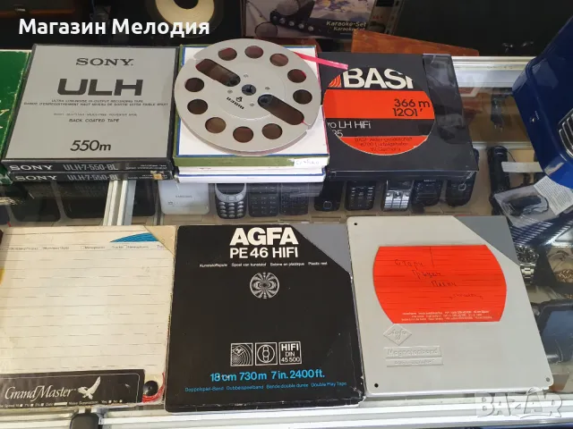 18см. ролки Maxell, BASF, SONY и др. Използвани. Много добро състояние. 50лв./бр., снимка 6 - Други - 49386133