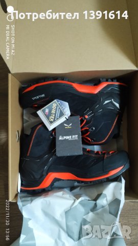 Salewa MTN Trainer Mid GTX Asphalt/Fluo Orange , снимка 7 - Спортни обувки - 38851744