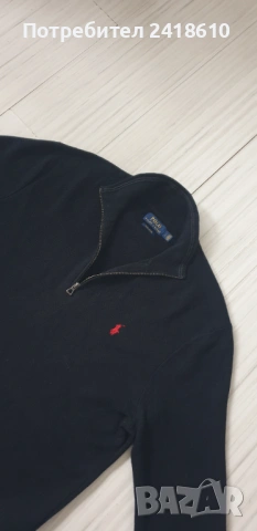 POLO Ralph Lauren Half Zip 3/4  Pima Cotton Knit Mens Size L ОРИГИНАЛ! Мъжко Горнище !, снимка 2 - Пуловери - 53022104