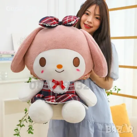 Голяма плюшена играчка Hello Kitty Melody, 65см Плюшена играчка Кити