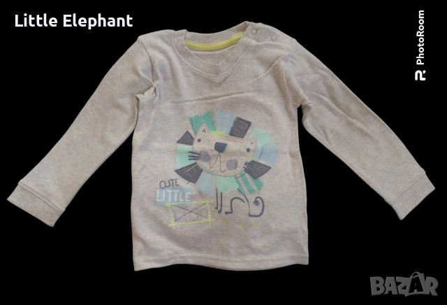 Блузка с дълъг ръкав за 18-24 мес момченце,лъвче"Cute little",Англия/нова