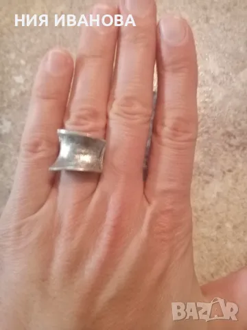 Бижута от метал - обеци, пръстени и висулка, снимка 7 - Обеци - 48667040