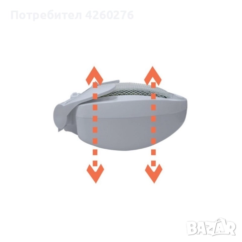 Кварцова печка за отопление с мощност от 800W и два отоплителни реотана DN1, снимка 2 - Отоплителни печки - 52117233