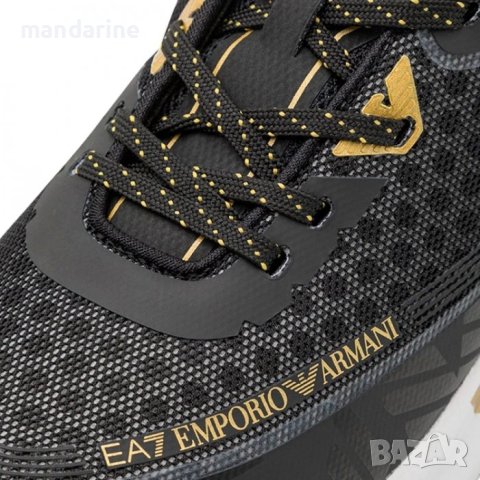 EA7 EMPORIO ARMANI № 41/42 🍊 Мъжки спортни обувки с лого "BLACK & GOLD" нови с кутия, снимка 2 - Кецове - 43774642