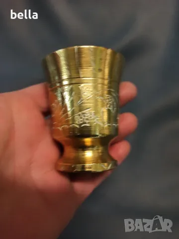 РЯДКО БРОНЗОВО ХАВАНЧЕ ГРАВИРОНО,ИНИЦИАЛИ ДР , снимка 2 - Антикварни и старинни предмети - 49244314