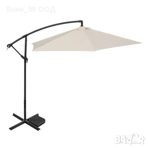 Градински чадър тип "Камбана", снимка 3 - Градински мебели, декорация  - 50226343