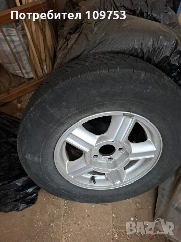 4 бр. Алуминиеви джанти 15'' за SUV + гуми, снимка 4 - Гуми и джанти - 53309123
