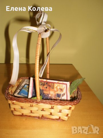 Великденски кошница и яйца, снимка 8 - Декорация за дома - 28448212