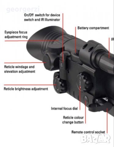 Нощен прицел YUKON NIGHT VISION Riflescope SENTINEL 2.5 x 50 L, снимка 4 - Оборудване и аксесоари за оръжия - 31838331