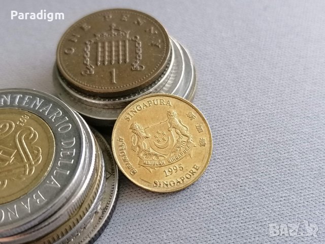 Монета - Сингапур - 5 цента | 1995г., снимка 2 - Нумизматика и бонистика - 40528030