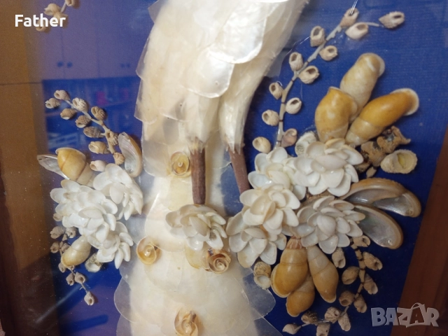 Филипинска картина от миди капиз, снимка 9 - Декорация за дома - 52237928