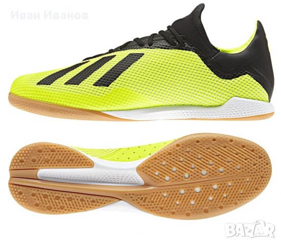 футболни обувки за зала Adidas X Tango 18.3 In номер 45,5-46, снимка 1 - Футбол - 37851258
