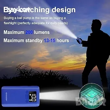 SUNTATOP Въздушна помпа Преносим електрически въздушен генератор, снимка 4 - Генератори - 48396445