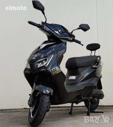 	Електрически скутер с елегантен дизайн модел ZG-S-2000W в черен цвят, снимка 4 - Мотоциклети и мототехника - 43966605