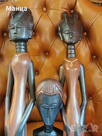 Африкански фигури Ашанти, снимка 3 - Антикварни и старинни предмети - 38655897
