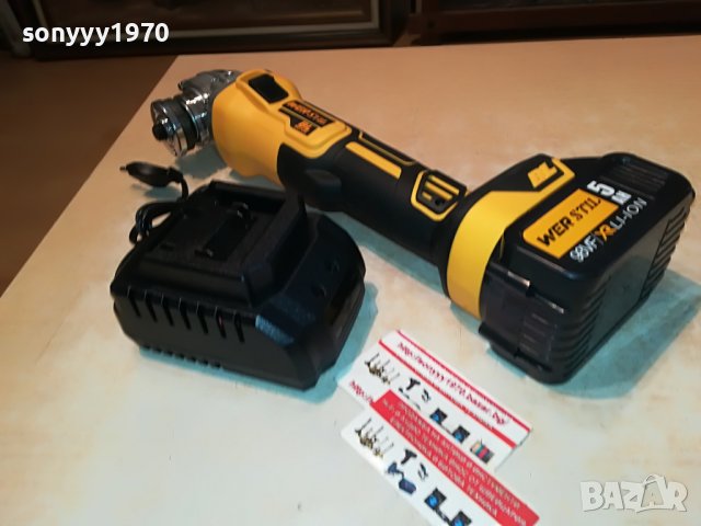 🔥ФЛЕКС С БАТЕРИЯ И ЗАРЯДНО 2909221550, снимка 8 - Ъглошлайфи - 38159911