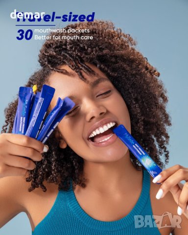 MySmile вода за уста без алкохол, 30 сашета за пътуване, снимка 3 - Други - 43751345