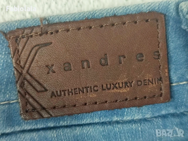 Xandres jeans skirt L, снимка 2 - Поли - 50822253