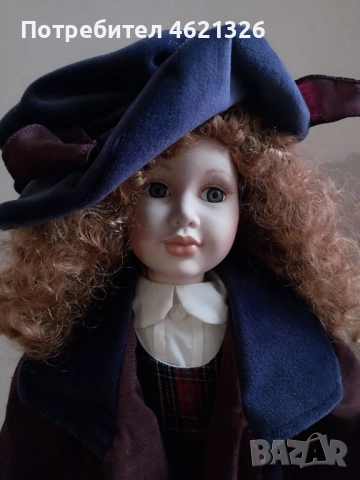 Винтидж порцеланова кукла на Х. Самюел Линдзи, колекционерска лимитирана серия като нова, снимка 4 - Декорация за дома - 52069242