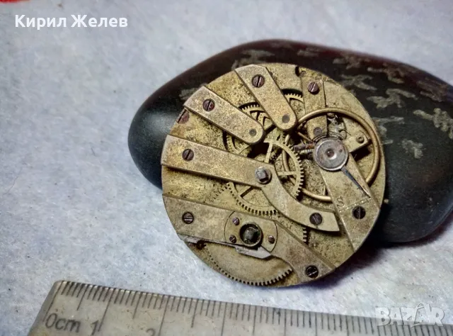 МЕХАНИЗЪМ от РЯДЪК МОДЕЛ СТАР ШВЕЙЦАРСКИ ДЖОБЕН ЧАСОВНИК За ЧАСТИ ДЕКОР РЕСТАВРАЦИЯ РЕМОНТ 41453, снимка 8 - Антикварни и старинни предмети - 48633734