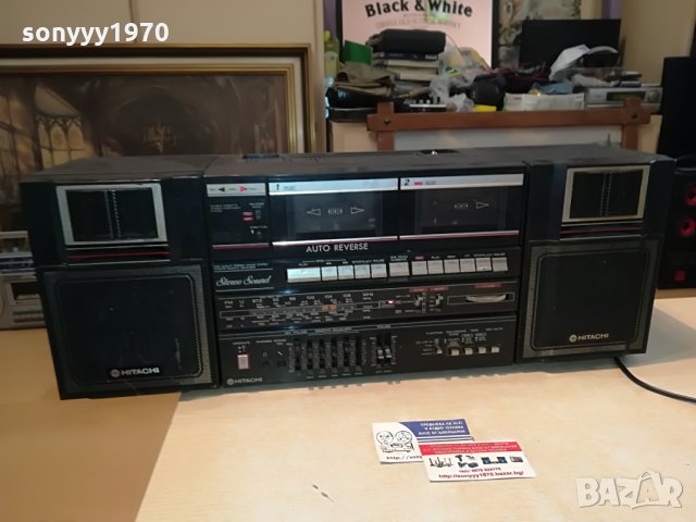 hitachi trk-w550e 2707211313, снимка 15 - Радиокасетофони, транзистори - 33640494