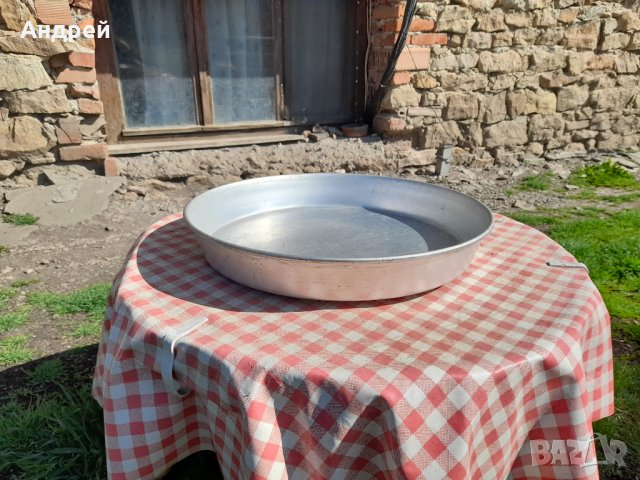 Стара алуминиева тава,тепсия #13, снимка 2 - Други ценни предмети - 32477651