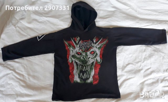 суичър с качулка (hoodie) групи Slayer