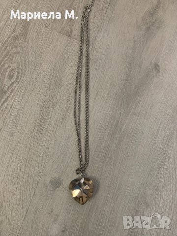 Колие с камък сърце, снимка 2 - Колиета, медальони, синджири - 39884422