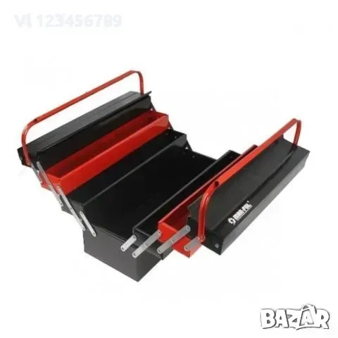 Метален куфар за инструменти тип акордеон, Mar-Pol, снимка 3 - Куфари с инструменти - 51470482