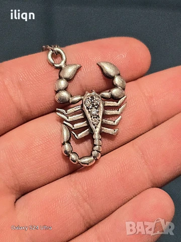 Сребърен синджир с висулка. 5,15 Грама. 40см. Цена 28,99лв. За Севлиево безплатна доставка. , снимка 5 - Колиета, медальони, синджири - 50476196