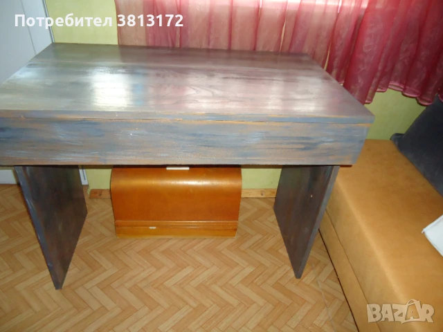 холна маса и бюро състарен ефект, снимка 2 - Маси - 51023161