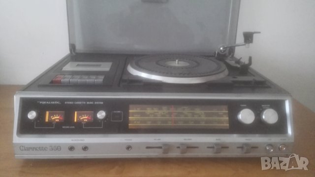 VINTAGE REALISTIC CLARINETTE 350 AM/FM RADIO CASSETTE RECORD PLAYER 13-9125, снимка 2 - Антикварни и старинни предмети - 32758547