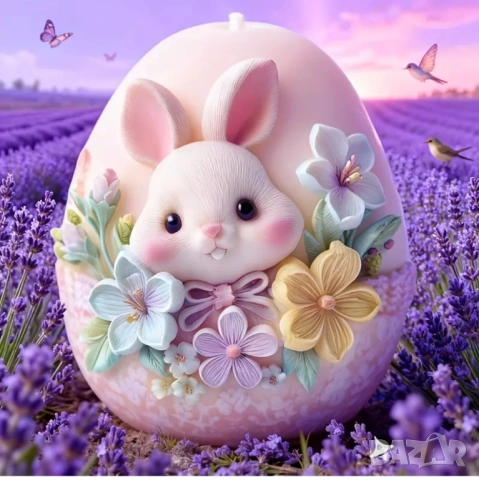 Молд яйце със зайче , снимка 3 - Форми - 53039874