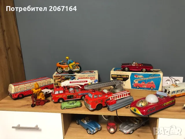 Стара ламаринена играчка луноход , снимка 10 - Колекции - 48199085