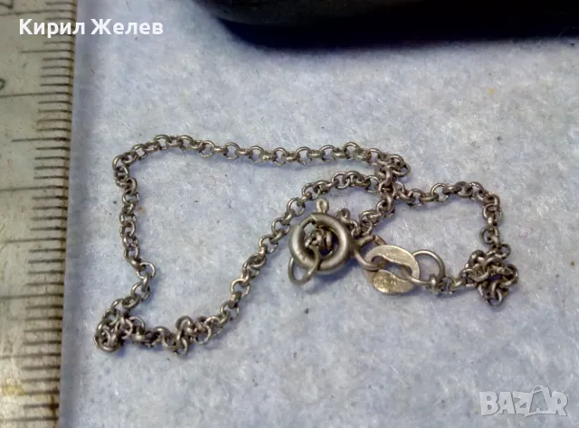 ФИНА СРЕБЪРНА ГРИВНА СРЕБРО 925 РЕТРО ПЛЕТКА РЪЧНА ИЗРАБОТКА 48251, снимка 2 - Гривни - 49600736