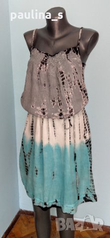 Двупластова индийска памучна рокля / голям размер , снимка 7 - Рокли - 28430458