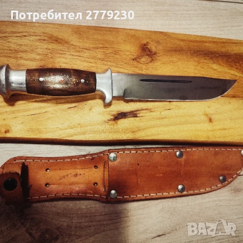 Ловен нож ръчна изработка от Едно време!, снимка 2 - Ножове - 50911030