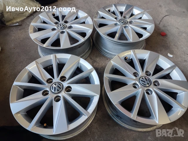 Алуминиеви джанти 15  vw golf 5.6.7 Фолксваген голф , снимка 5 - Гуми и джанти - 50663438