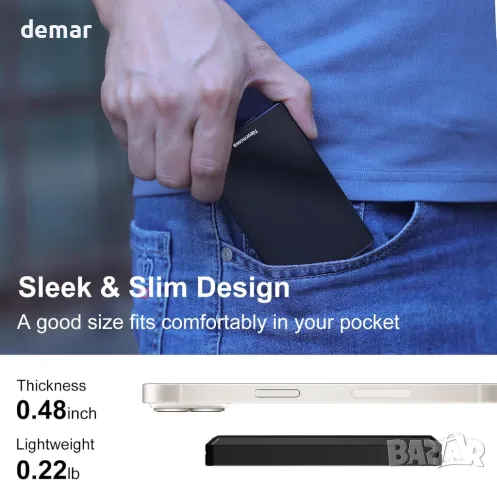 Newmowa 4K 30fps кабелен+1080P безжичен екран, 2 в 1 магнитен за селфи, снимка 7 - Селфи стикове, аксесоари - 49494619