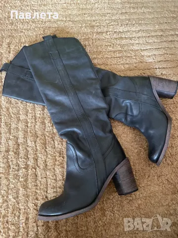 Ботуши от естествена телешка кожа 