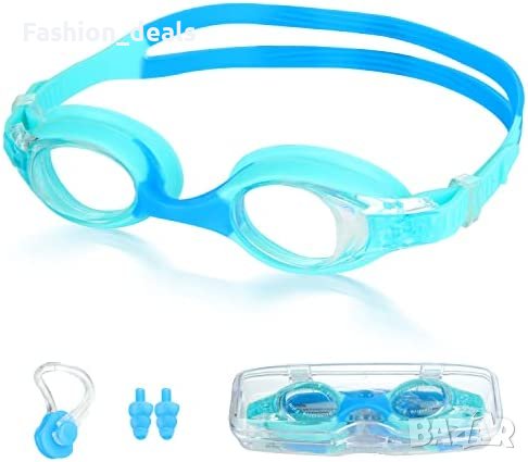 Нови Детски регулируеми очила за плуване 3-12 години с UV защита