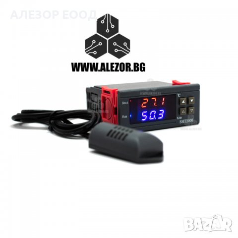 Влагорегулатор И Терморегулатор, 250VAC, Изход Релен NO 10А/250VAC, Влаготерморегулатор,  20200170, снимка 3 - Друга електроника - 31029502