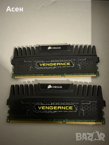 продавам Памет 2x8GB DDR3 1600MT/s Corsair Vengeance™ CMZ16GX3M2A1600C10