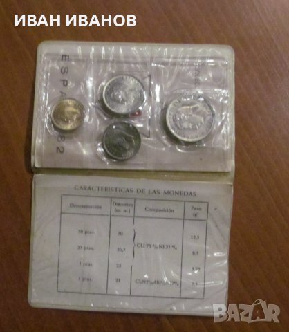 КОМПЛЕКТ ПЕСЕТИ - Посветен на Св.първенство по футбол в ИСПАНИЯ 82, снимка 3 - Нумизматика и бонистика - 38540850